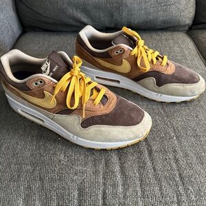 Nike Air Max 1 PRM Duck Pecan Yellow Ochre